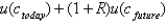 <strong>Which of the following represents the consumer's lifetime utility?</strong> A)   B)   C)   D)   E)   <div style=padding-top: 35px> 