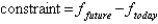 In the intertemporal budget   is today's saving for the future.<div style=padding-top: 35px> 