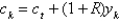Consider two time periods,t and k:   represents the future's budget constraint.<div style=padding-top: 35px> 