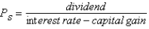 <strong>We can write the stock price as:</strong> A)   . B)   C)   . D)   . E)   . <div style=padding-top: 35px> 