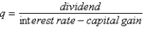 <strong>Which of the following equations represents Tobin's q?</strong> A)   B)   C)   D)   E)   <div style=padding-top: 35px> 