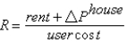 <strong>The arbitrage condition for residential investment is:</strong> A)   . B)   . C)   . D)   . E)   . <div style=padding-top: 35px> 