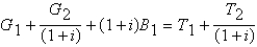 <strong>The government's intertemporal budget constraint is a simple two-period case in which:</strong> A) . B) . C) . D) . E) .