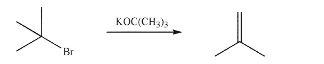 <strong>What will happen to the rate of the reaction below if the concentration of potassium tert-butoxide is doubled? </strong> A)The rate will double. B)The rate will triple. C)The rate will quadruple. D)The rate will increase by a factor of 1.5. E)The rate will remain the same.