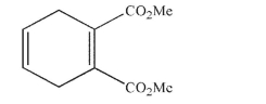 Draw a mechanism for the reverse Diels-Alder reaction that occurs when the following molecule is heated.