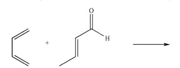 Draw the products of the reaction shown here, including stereochemistry.
