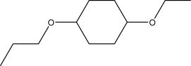 <strong>What is the IUPAC name for the following molecule? </strong> A)Propyloxy ethoxy cylohexane ether B)1,4-Dipropoxyether C)4-Propoxycyclohexane-1ethyoxycyclohexane D)1-Ethoxy-4-propoxycyclohexane E)None of the above