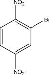 <strong>What is the IUPAC name for the following substituted benzene? </strong> A)1-Bromo-2,5-dinitrobenzene B)3-Bromo-1,4-dinitrobenzene C)P-dinitro-2-bromo-benzene D)2-Bromo-1,4-dinitrobenzene E)1-Bromo-3,6-dinitrobenzene