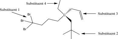 Which substituent has the highest priority?  