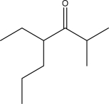 <strong>What is the IUPAC name for the following molecule? </strong> A)3-Propyl-5-methylheptan-4-one B)4-Propyl-2-methylheptan-3-one C)Isopropyl isopentyl ketone D)4-Ethyl-6-methylheptan-5-one E)4-Ethyl-2-methylheptan-3-one