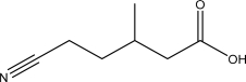 <strong>What is the IUPAC name for the following molecule? </strong> A)6-Cyano-3-methylpentanoic acid B)5-Cyano-3-methylpentanoic acid C)1-Cyano-4-methylhexanoic acid D)1-Cyano-4-methylhexanoate E)5-Nitro-3-methylpentanoic acid