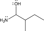 <strong>For the given molecule,an amino alcohol,how many electrons are present in nonbonding molecular orbitals? </strong> A)Seven B)Six C)Five D)Four E)Three