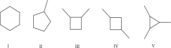 Which of the following molecules has the largest molar heat of combustion?  