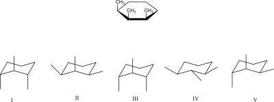 Which is the most stable chair conformation of the following Haworth projection?