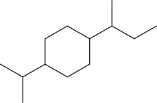 Would the cis or trans isomer be more stable for the following disubstituted cyclohexane? Explain.