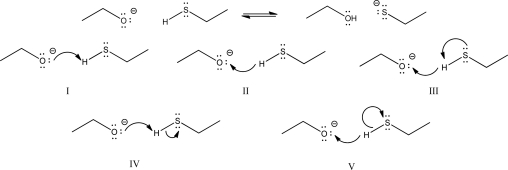What is the correct proton transfer mechanism for the following reaction?  