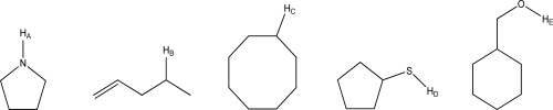 Which of the following protons has the lowest pKa?  