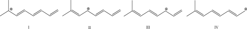Which of the following resonance structures contributes most to the resonance hybrid?  