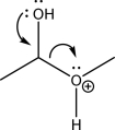 <strong>What type of mechanism step is shown below? </strong> A)S<sub>N</sub>2 B)Nucleophilic addition C)Electrophilic addition D)Electrophile elimination E)Nucleophile elimination