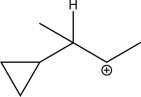 The following carbocation undergoes a 1,2-hydride shift.Draw the mechanism,and give the products of this shift.