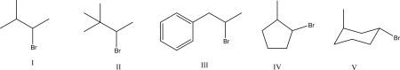 Which of the following would not proceed though a carbocation rearrangement during an S<sub>N</sub>1 reaction?  