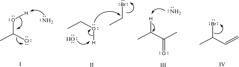 <strong>Which of the following mechanism steps is not allowed?  </strong> A)I B)II C)III D)IV E)All are allowed. <div style=padding-top: 35px> 