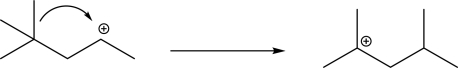 Explain why the following carbocation rearrangement is not likely.  <div style=padding-top: 35px> 