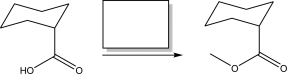 <strong>Identify the reagent(s)needed to complete the following reaction scheme.  </strong> A)CH<sub>2</sub>N<sub>2</sub> B)CH<sub>3</sub>NH<sub>2</sub> C)KOCH<sub>3</sub> D)NaOCH<sub>3</sub> E)HOCH<sub>3</sub>, NaOH <div style=padding-top: 35px> 