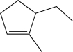 <strong>Which of the following alkenes would produce the molecule below when treated with DCl? </strong> A) B) C) D) E)