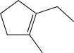 <strong>Which of the following alkenes would produce the molecule below when treated with DCl? </strong> A) B) C) D) E)