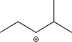 <strong>What is the most stable carbocation intermediate that can be formed in the reaction below? </strong> A) B) C) D) E)