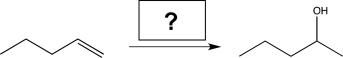 <strong>Identify the reagent(s)needed to carry out the reaction below. </strong> A)H<sub>2</sub>O B)HBr C)H<sub>2</sub>O / H<sub>2</sub>SO<sub>4</sub> D)H<sub>2</sub>SO<sub>4</sub> E)CH<sub>3</sub>OH / H<sub>2</sub>SO<sub>4</sub>