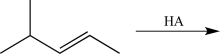 Draw the most stable carbocation intermediate formed after the electrophilic addition step in the reaction below.