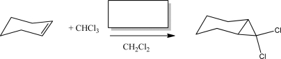 <strong>What reagent is required to complete the following reaction? </strong> A)CH<sub>2</sub>N<sub>2</sub> B)NaOH C)HCl D)PCl<sub>3</sub> E)Cl<sub>2</sub>