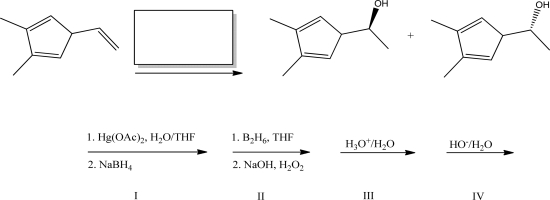 <strong>What reagent(s)will complete the following reaction? </strong> A)I B)II C)III D)IV E)Both III and IV will work.