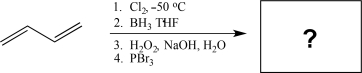<strong>Determine the major product of the following reaction sequence. </strong> A) B) C) D) E)