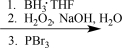 <strong>Choose the best reaction or sequence of reactions to carry out the following synthetic transformation. </strong> A) B) C) D) E)