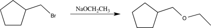 Two students need to carry out the synthetic step shown below.One plans to use ethanol as the solvent,while the other opts for methanol.Which is the better choice of solvent,and why?