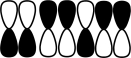 <strong>How many areas of constructive overlap are in the following atomic orbital contributor? </strong> A)Zero B)One C)Two D)Three E)Four