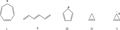 Which of the following molecules is aromatic?  