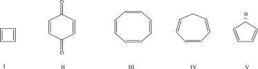 Which of the following molecules is aromatic?  