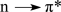 <strong>What type of electron transition would create an absorption band at the longest wavelength in the UV-vis spectrum of the molecule below? </strong> A) B) C) D) E)