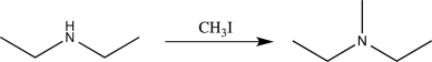 If we wished to monitor a frequency to determine whether the reaction below had taken place,which frequency would be the best choice?