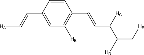 Which hydrogen type has the smallest integration value?  