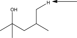 What is the expected splitting pattern for the indicated hydrogen?