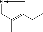 What is the expected splitting pattern for the indicated hydrogen?  