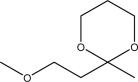 What apparent splitting pattern would not be found in the <sup>1</sup>H NMR spectrum or the following molecule?  