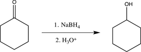 From the two routes shown below,choose the one that would be best for carrying out the reduction.Explain your choice.