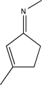 Circle the two sites in the molecule below that are electron poor and susceptible to nucleophilic attack.