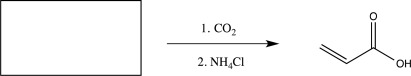 Fill in the starting material needed to carry out the reaction below.